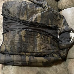 Pink Camo Puffer Jacket